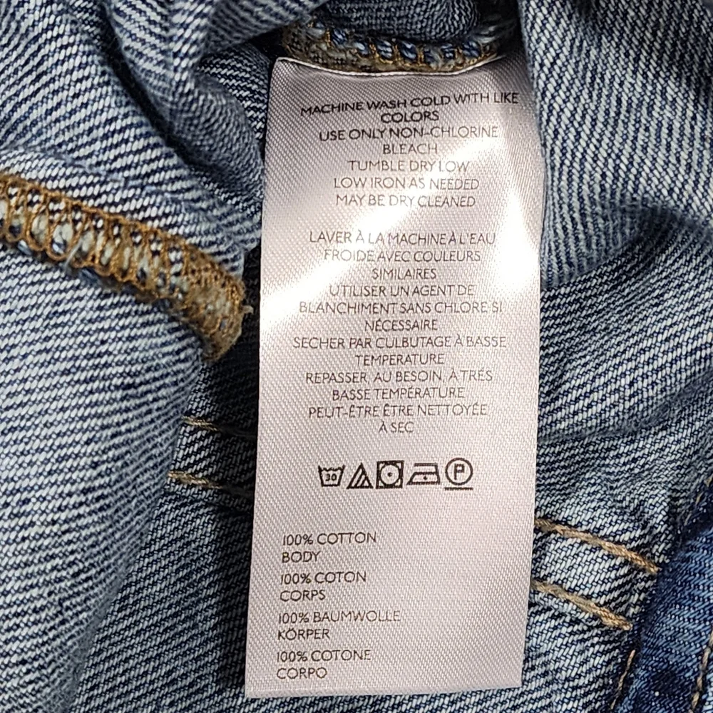 NWT‎ Free People We The Free Women's Jade Denim Jacket in High Dive Size M - Picture 12 of 16